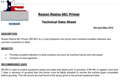Rowan Resins 661 Primer